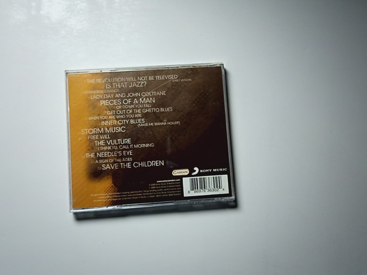 Gil Scott-Heron – Storm Music (The Best Of Gil Scott-Heron) (CD, 2009) UK