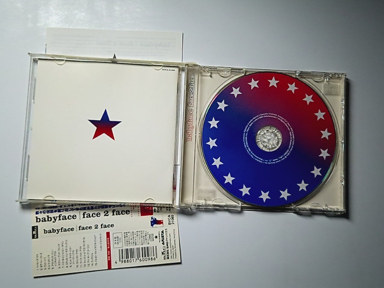 Babyface – Face2Face (CD, 2001) Japan Bonus Track obi BVCA-21085