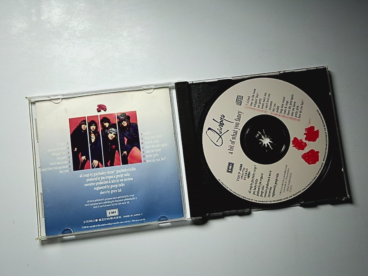 The Quireboys – A Bit Of What You Fancy (CD, 1990) Japan Bonus Track TOCP-6088