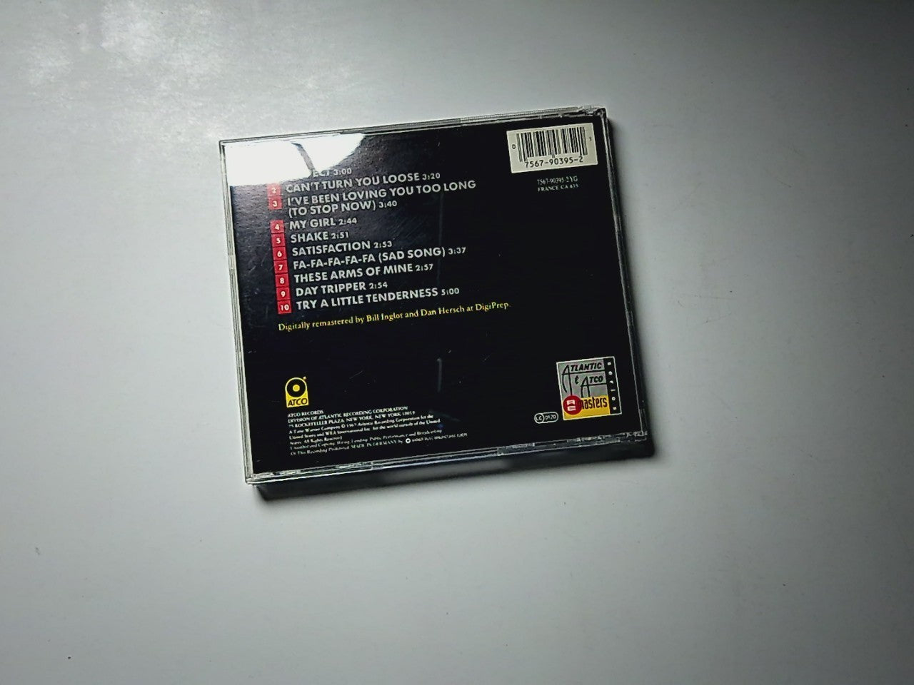Otis Redding – Live In Europe (CD, 1967) Europe 7567-90395-2