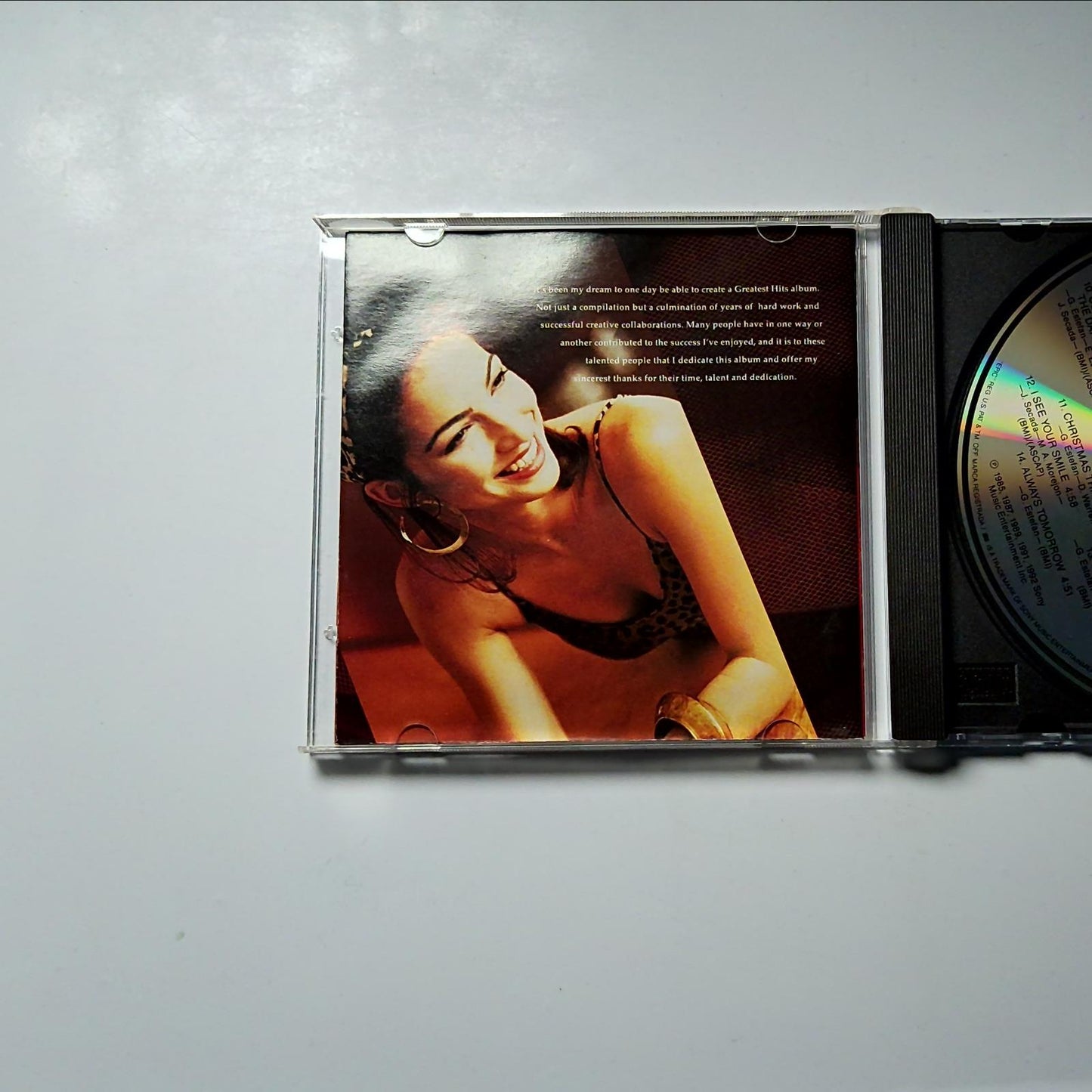 Gloria Estefan – Greatest Hits (CD, 1992) US EK 53046