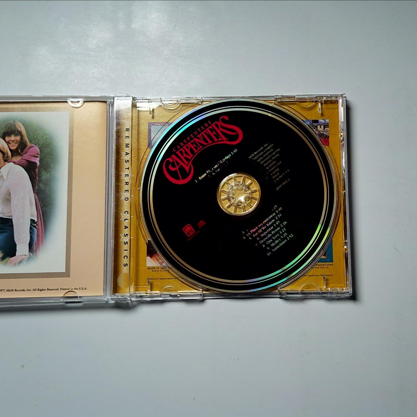 Carpenters – Carpenters (CD, 1971) US 82839 3502 2