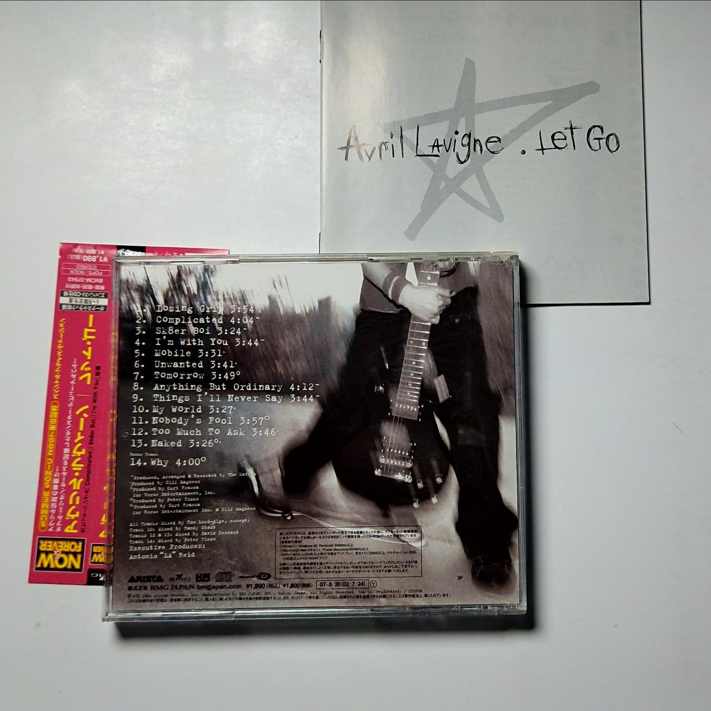 Avril Lavigne – Let Go (CD, 2007) Japan Obi Bonus Track BVCM 37943