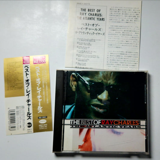 Ray Charles – The Best Of Ray Charles: The Atlantic Years (CD, 1994) Japan obi