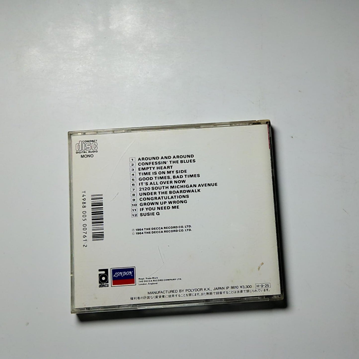 The Rolling Stones – 12 X 5 (CD, 1986) Japan P33L-25008