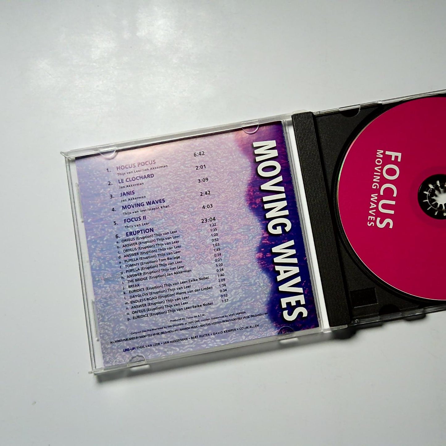 Focus – Moving Waves (CD, 2001) Netherlands RB 66.188