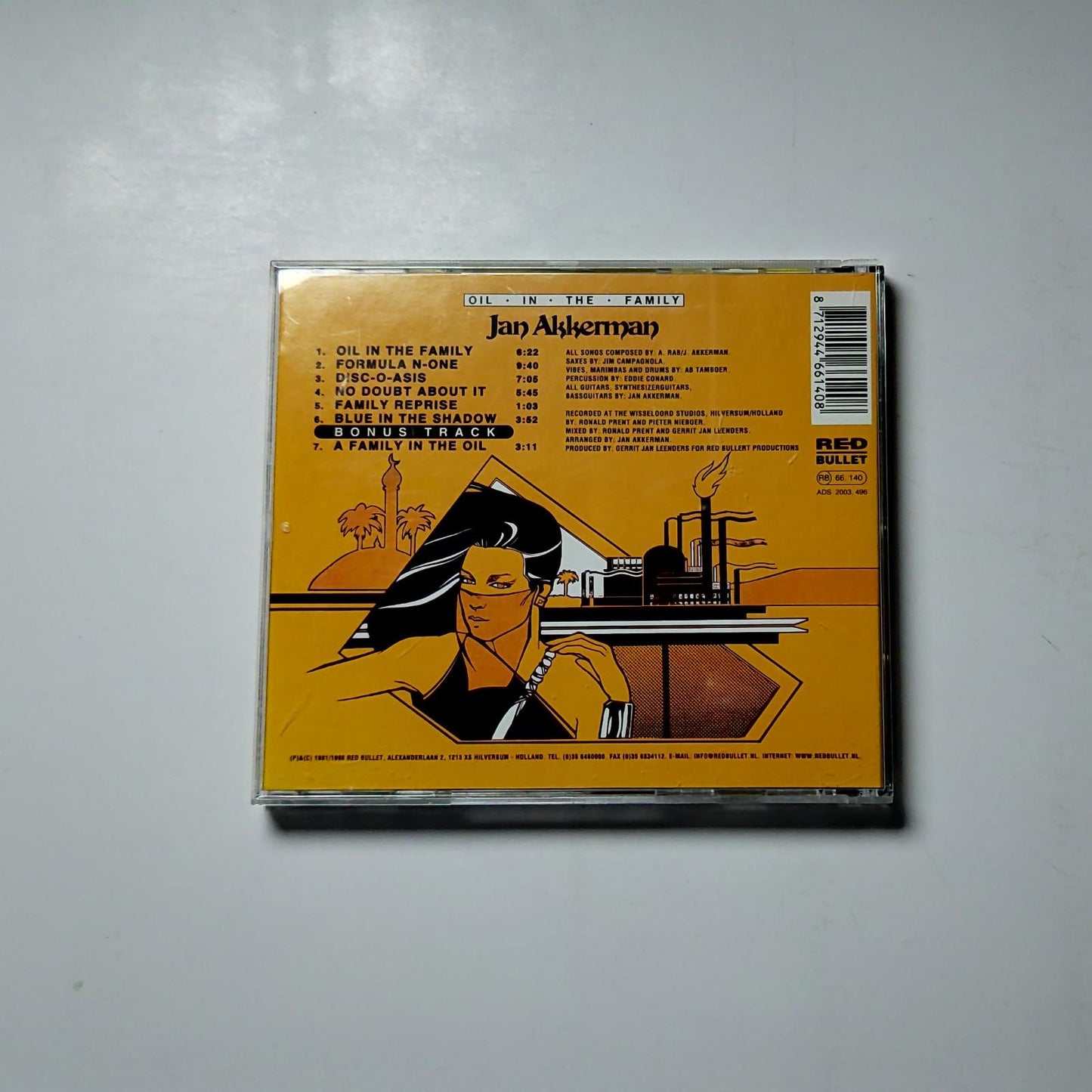 Jan Akkerman – Oil In The Family (CD, 1998) Netherlands RB.66.140