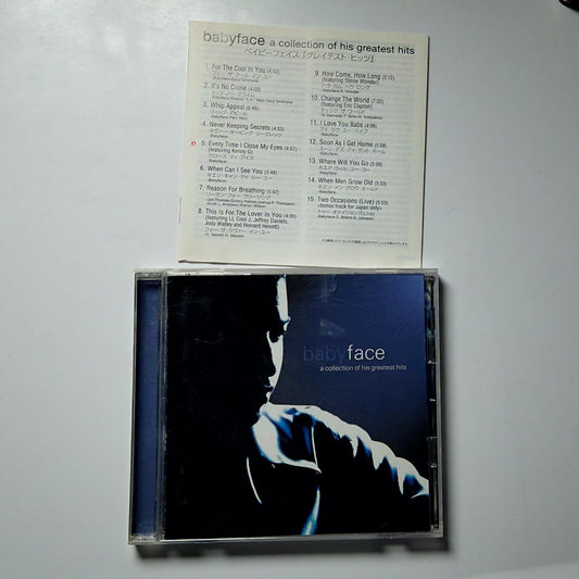 Babyface – A Collection Of His Greatest Hits (CD, 2000) Japan SRCS 2370