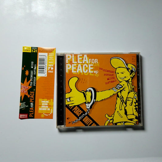 The Chinkees, Potshot, MU330, Softball – Plea For Peace EP (CD, 2000) Japan obi