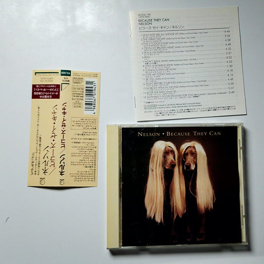 Nelson  – Because They Can (CD, 1995) Japan Bonus Track MVCG-176
