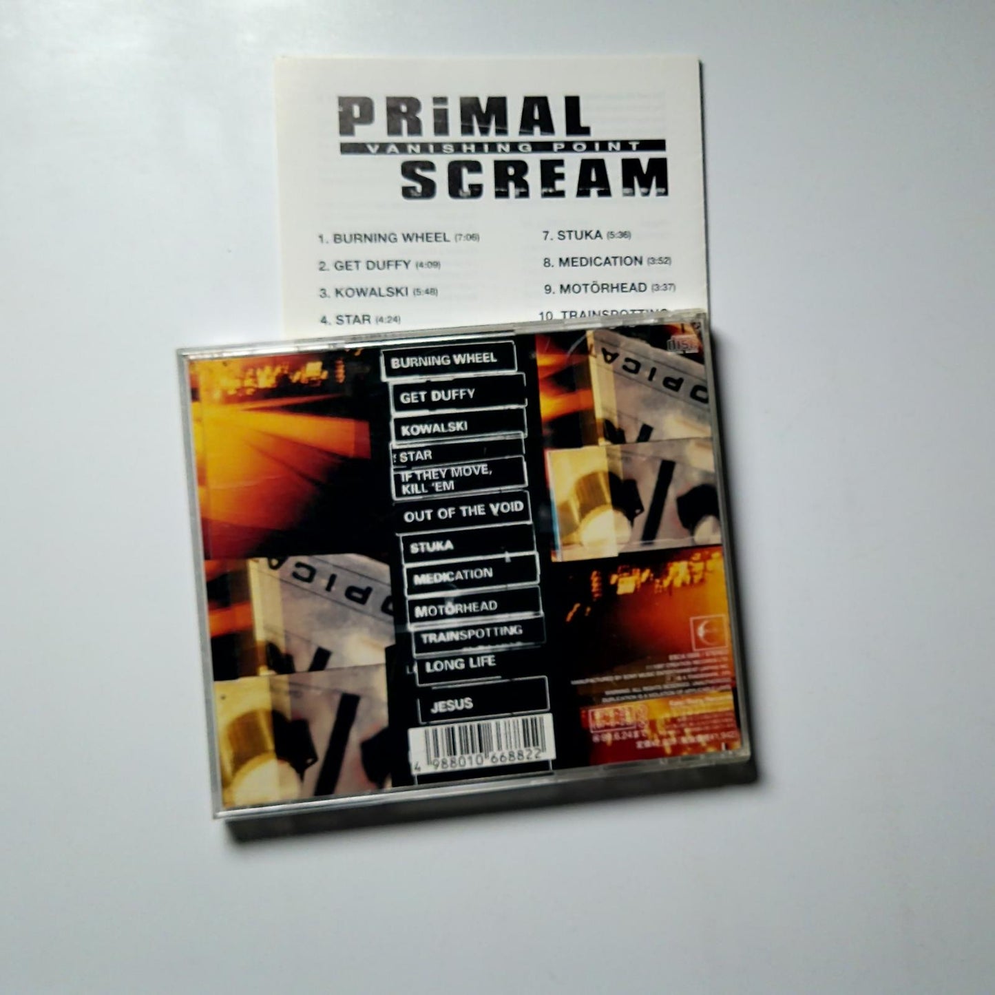 Primal Scream – Vanishing Point (CD, 1997) Japan Bonus Track ESCA 6688
