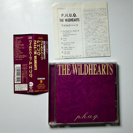 The Wildhearts – P.H.U.Q. (CD, 1995) Japan Bonus Track Obi AMCE-810