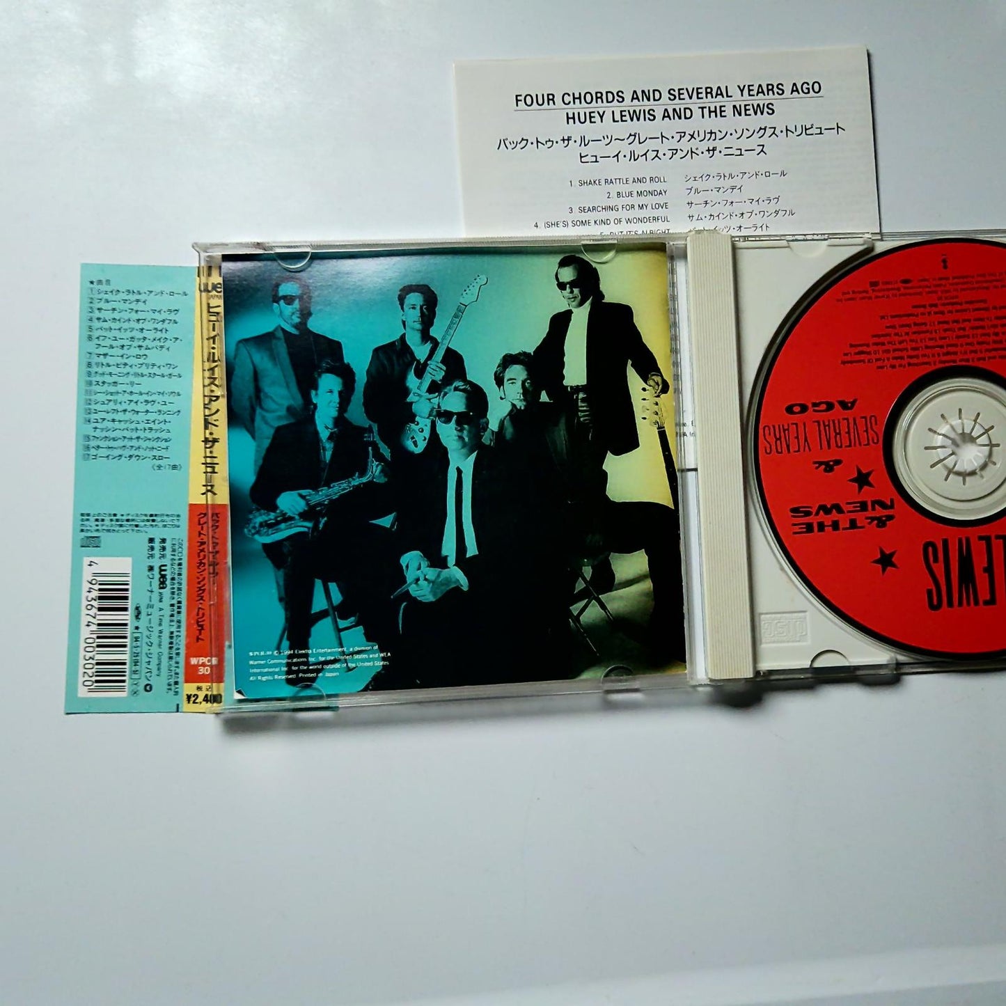 Huey Lewis & The News – Four Chords & Several Years Ago (CD, 1994) Japan WPCR-30