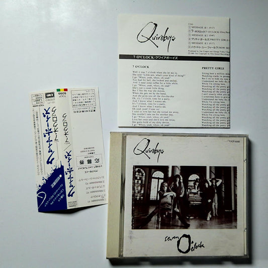 The Quireboys – 7 O'Clock (CD, 1990) Japan obi TOCP-6099