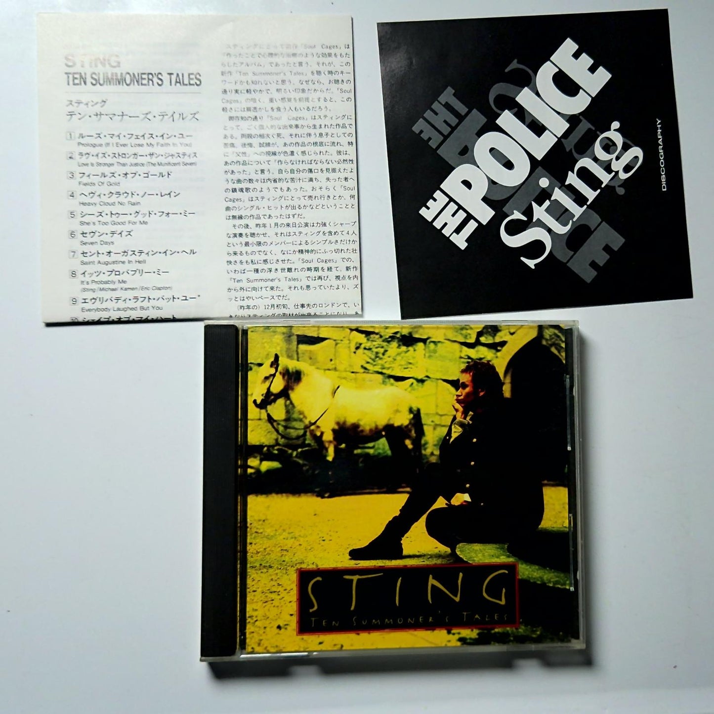 Sting – Ten Summoner's Tales (CD, 1993) Japan POCM-1021