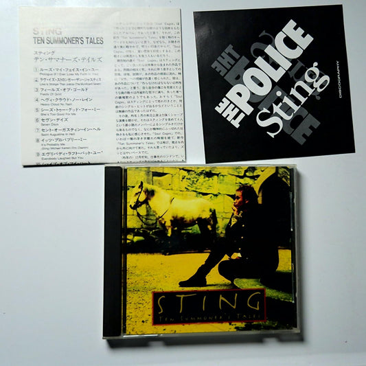 Sting – Ten Summoner's Tales (CD, 1993) Japan POCM-1021