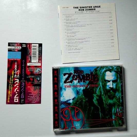 Rob Zombie – The Sinister Urge (CD, 2001) Japan obi UICF-1004