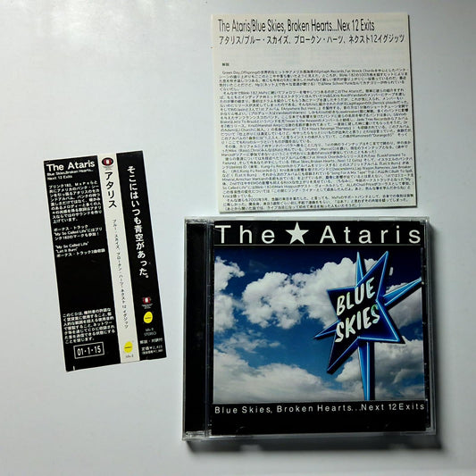 The Ataris – Blue Skies, Broken Hearts...Next 12 Exits (CD, 2001) Japan obi