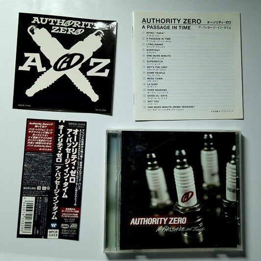 Authority Zero – A Passage In Time (CD, 2003) Japan Obi Sticker  WPCR-11419