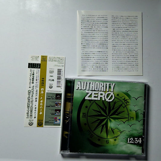 Authority Zero – 12:34 (CD, 2007) Japan Bonus Track Obi IQCD-1026
