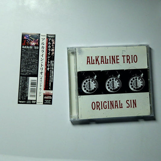Alkaline Trio – Original Sin (CD + DVD, 2008) Japan Obi FACE-051
