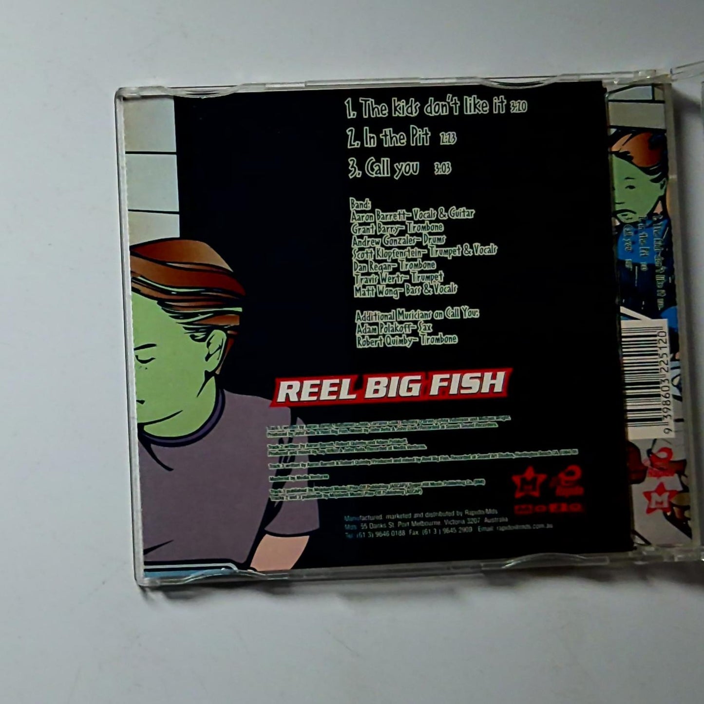 Reel Big Fish – The Kids Don't Like It (CD, 1999) Australia RAP041
