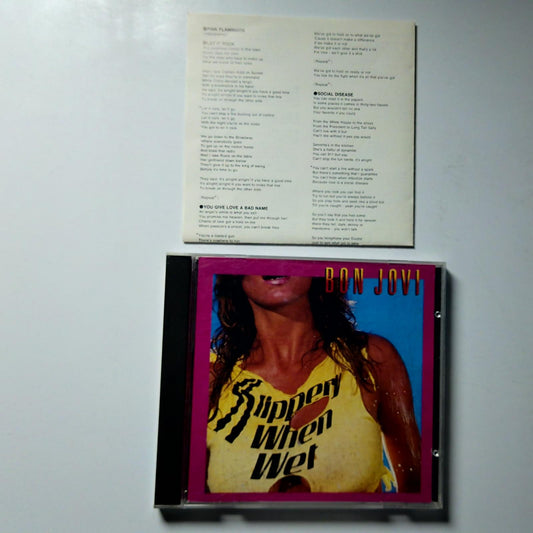 Bon Jovi – Slippery When Wet (CD, 1986) Japan 32PD-148