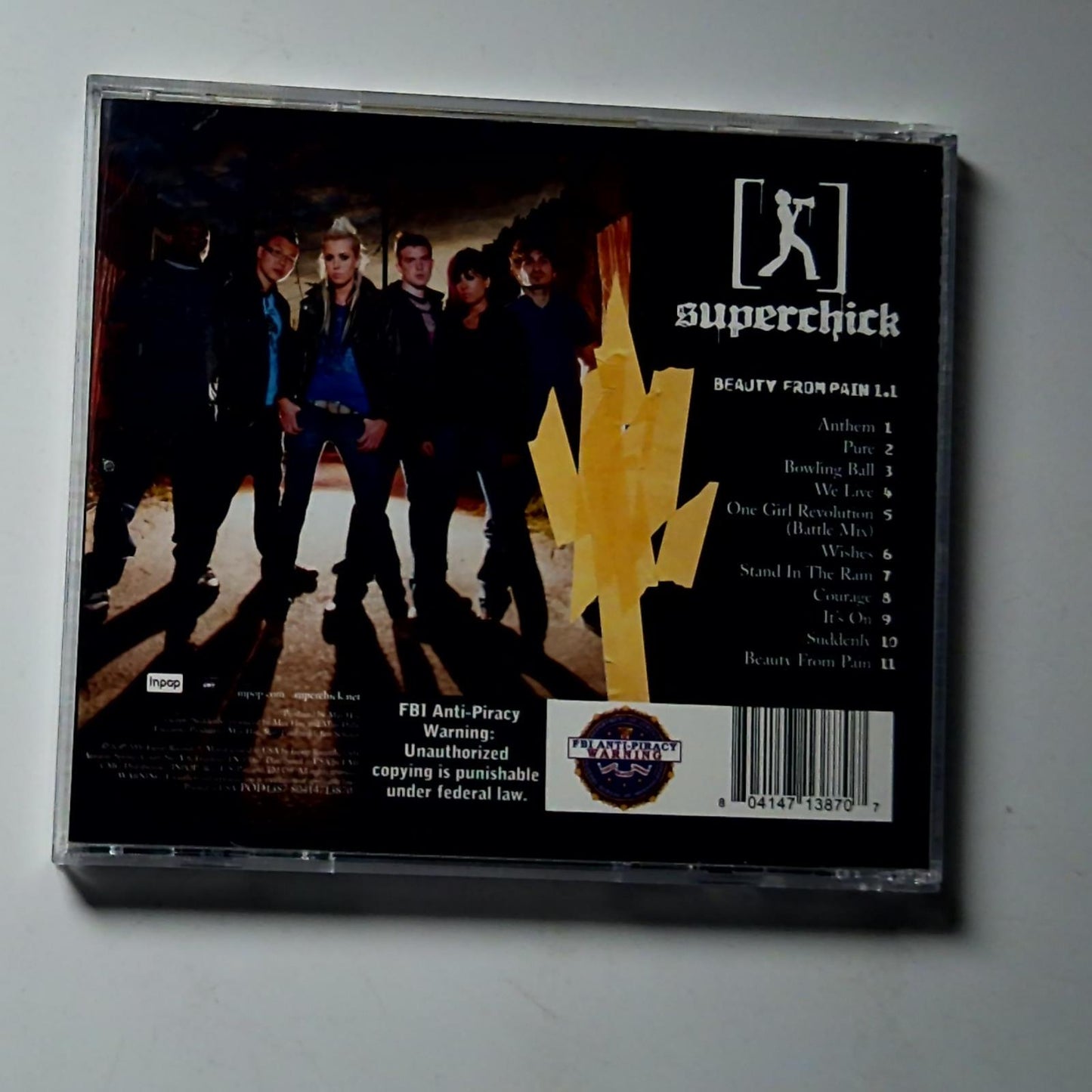 Superchic[k] – Beauty From Pain 1.1 (CD, 2006) US POD1387