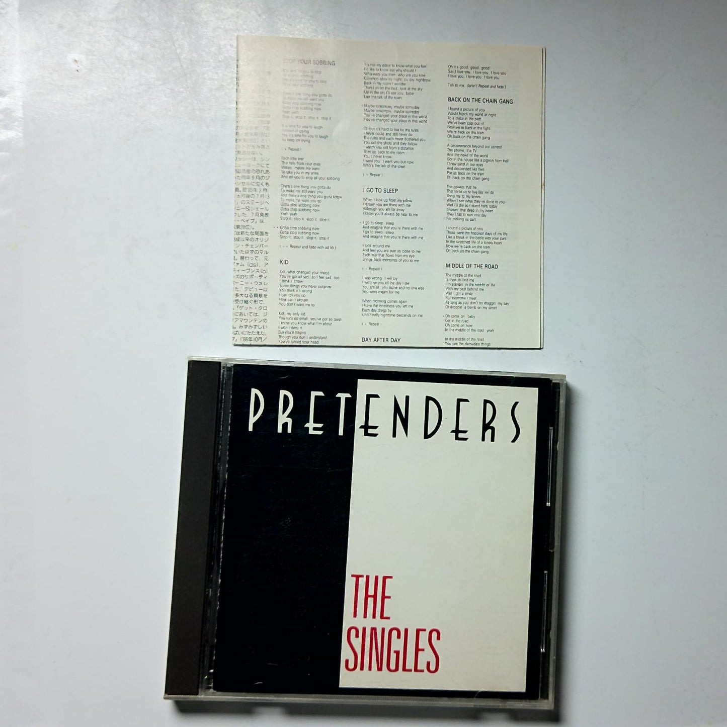 The Pretenders – The Singles (CD, 1987) Japan 32XD-884
