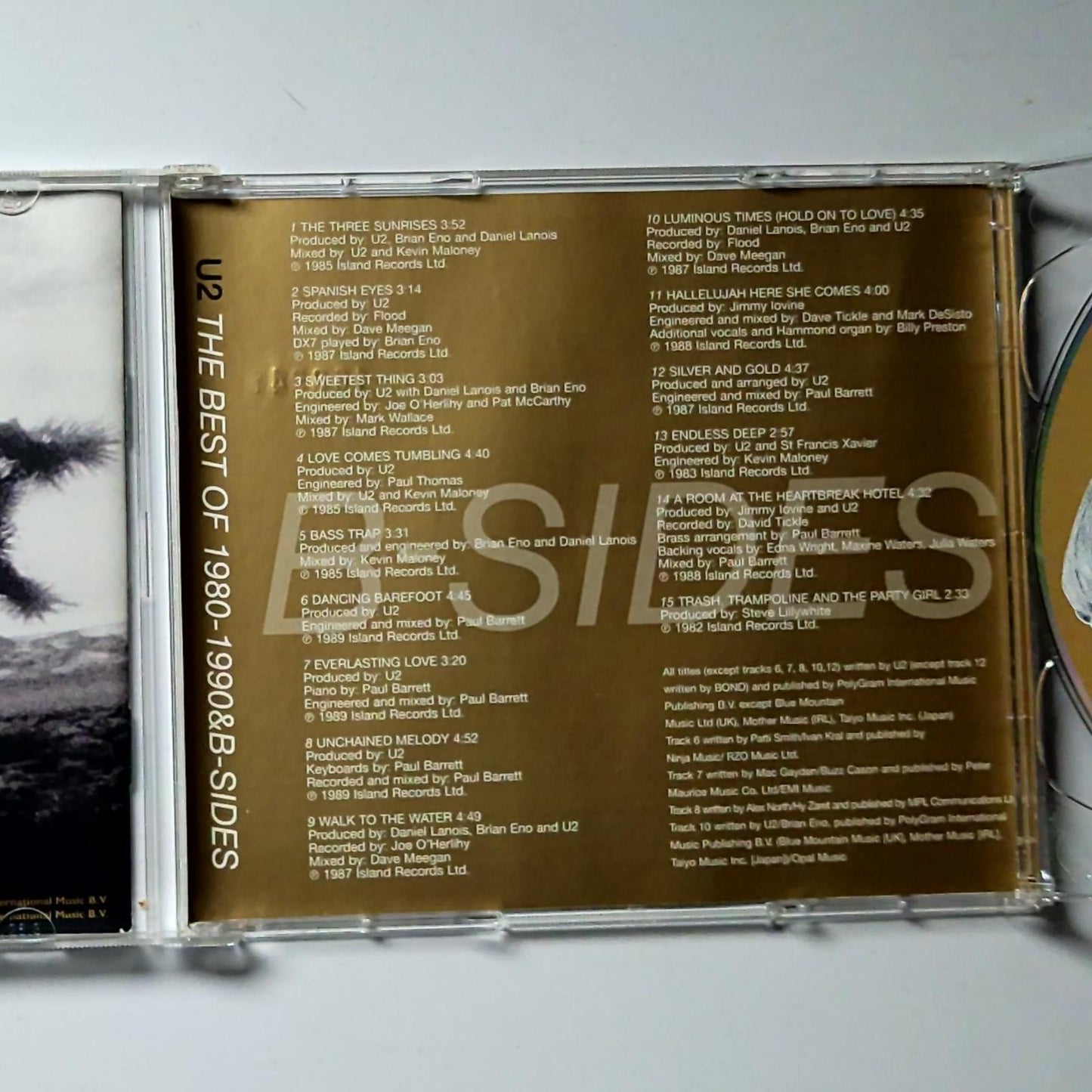 U2 – The Best Of 1980-1990 & B-Sides (CD, 1998)  Europe Limited Edition 524612-2