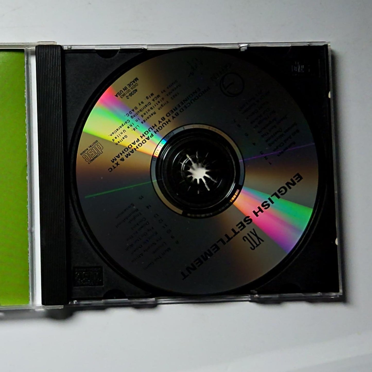 XTC – English Settlement (CD, 1991) US 4036-2