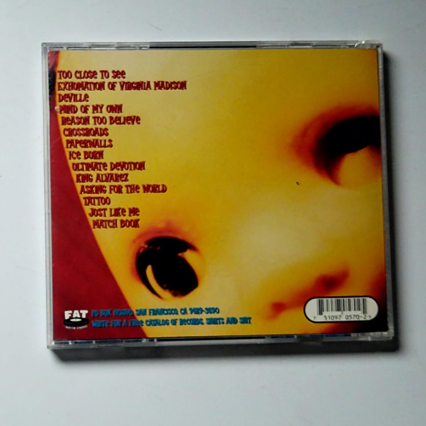 Strung Out – Twisted By Design (CD, 1998) US FAT 570-2