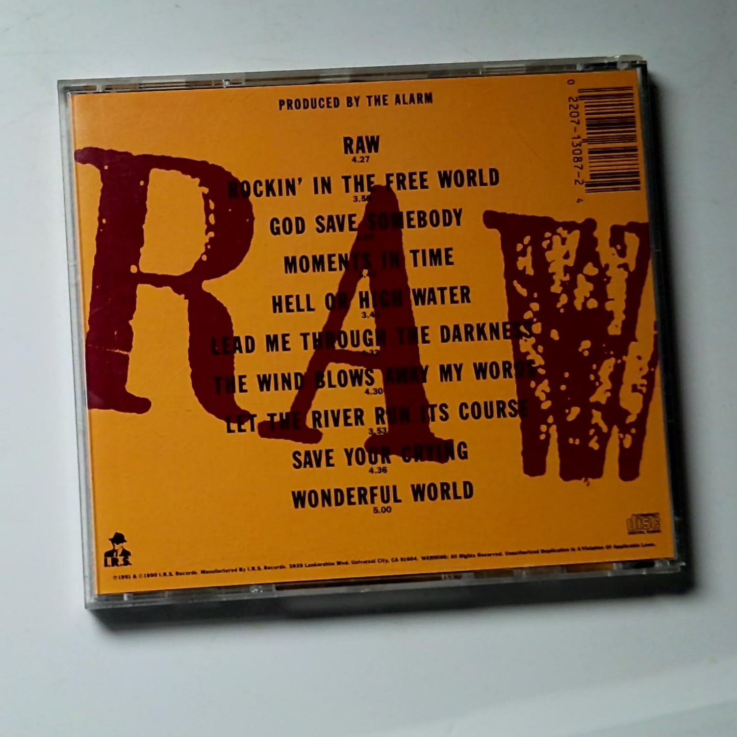 The Alarm – Raw (CD, 1991) US X2-13087