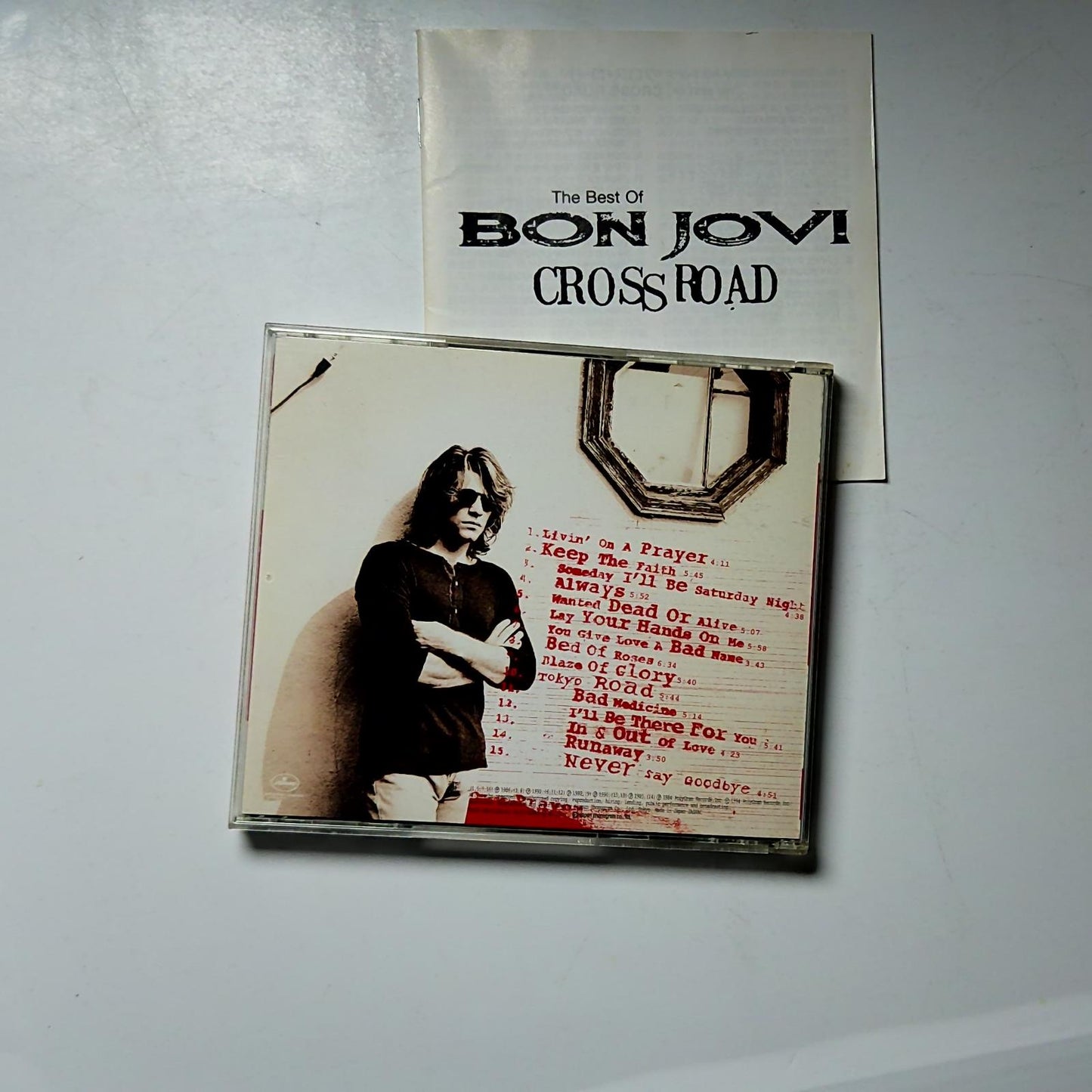 Bon Jovi – Cross Road (The Best Of Bon Jovi) (CD, 1994) Japan PHCR-1300