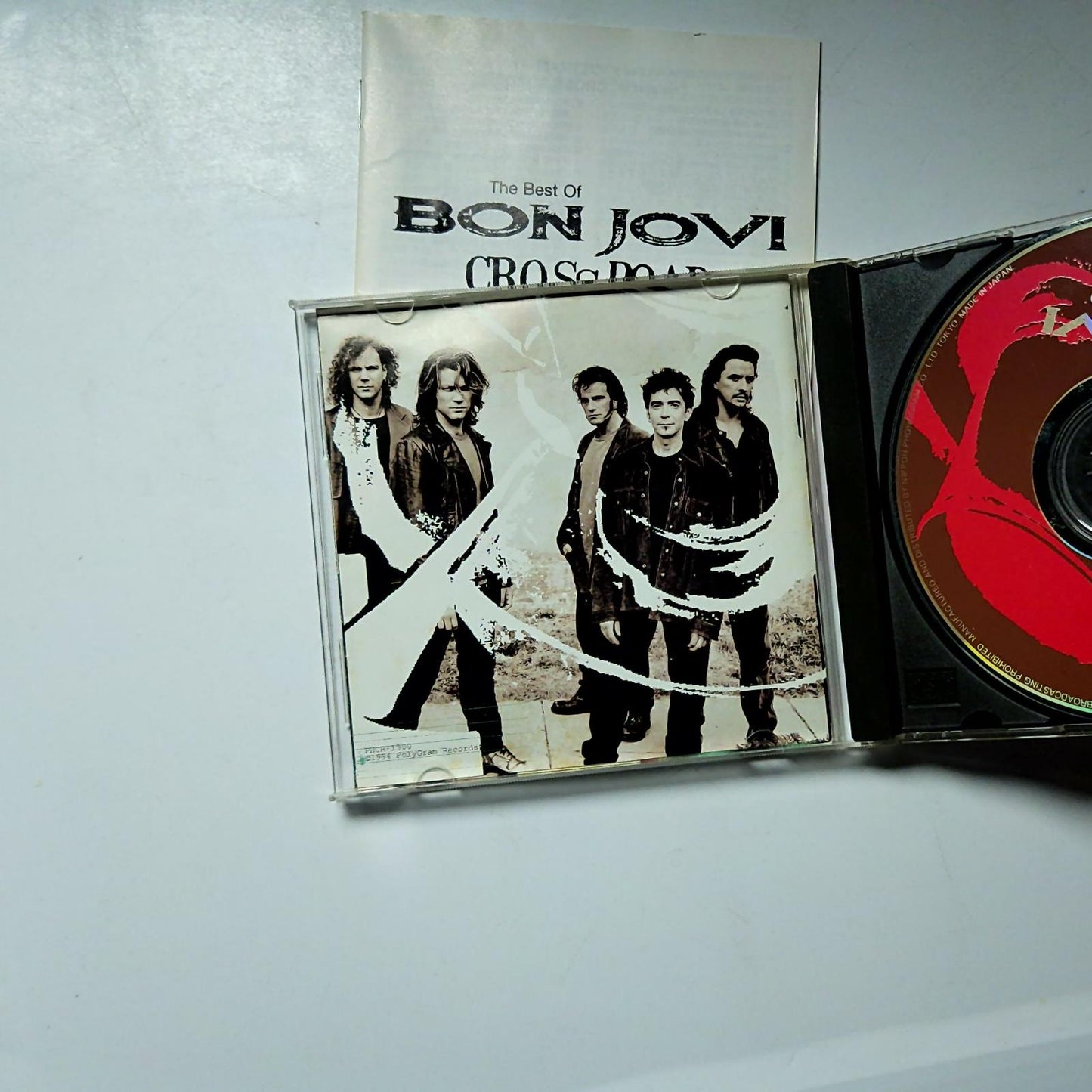 Bon Jovi – Cross Road (The Best Of Bon Jovi) (CD, 1994) Japan PHCR-1300