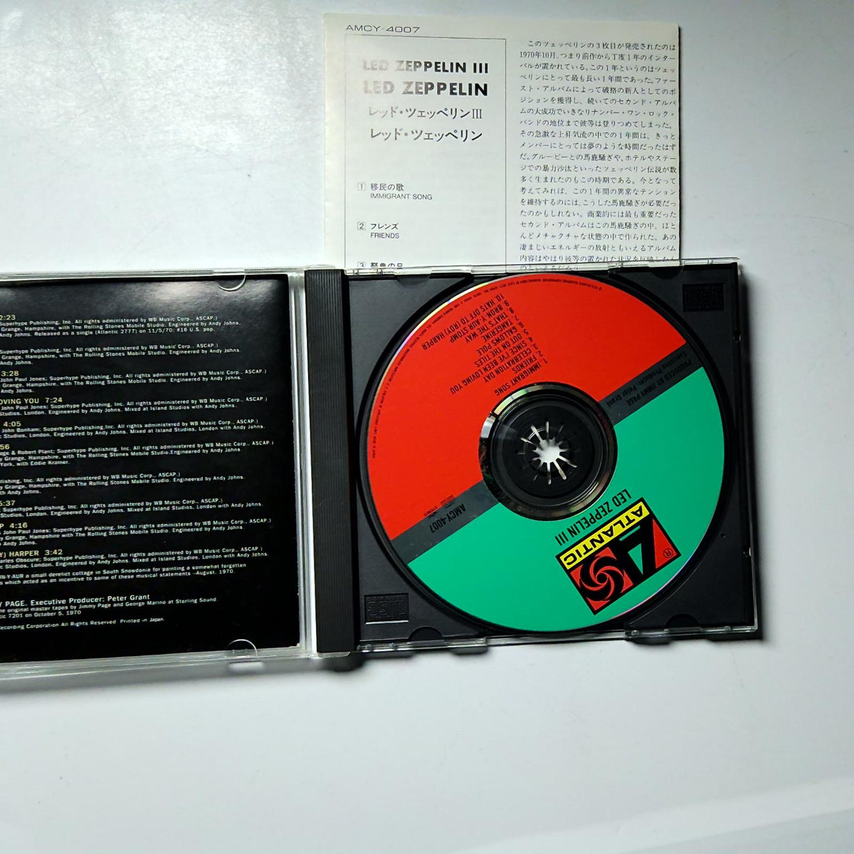 Led Zeppelin Retroactive Led Zeppelin – Led Zeppelin III (CD, 1995) Japan AMCY-4007 – Retro Unit