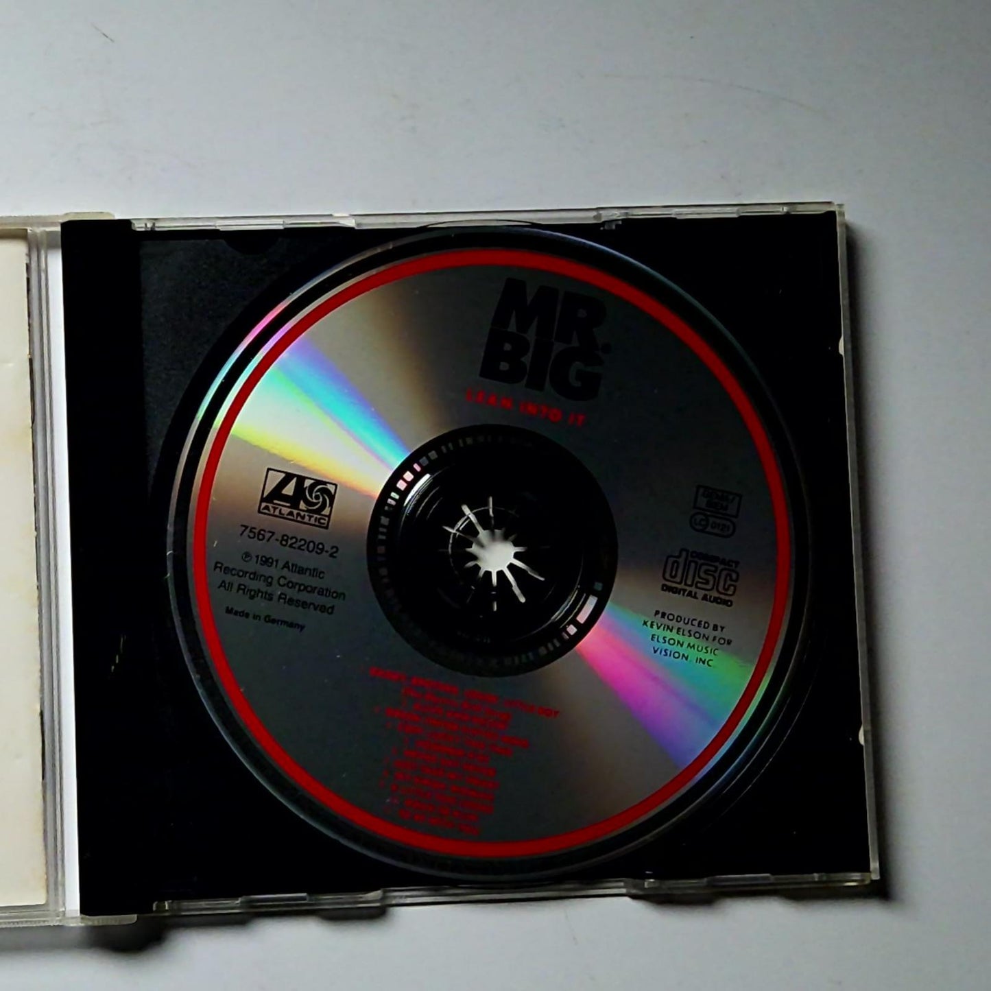 Mr. Big – Lean Into It (CD, 1991) Europe 7567-82209-2