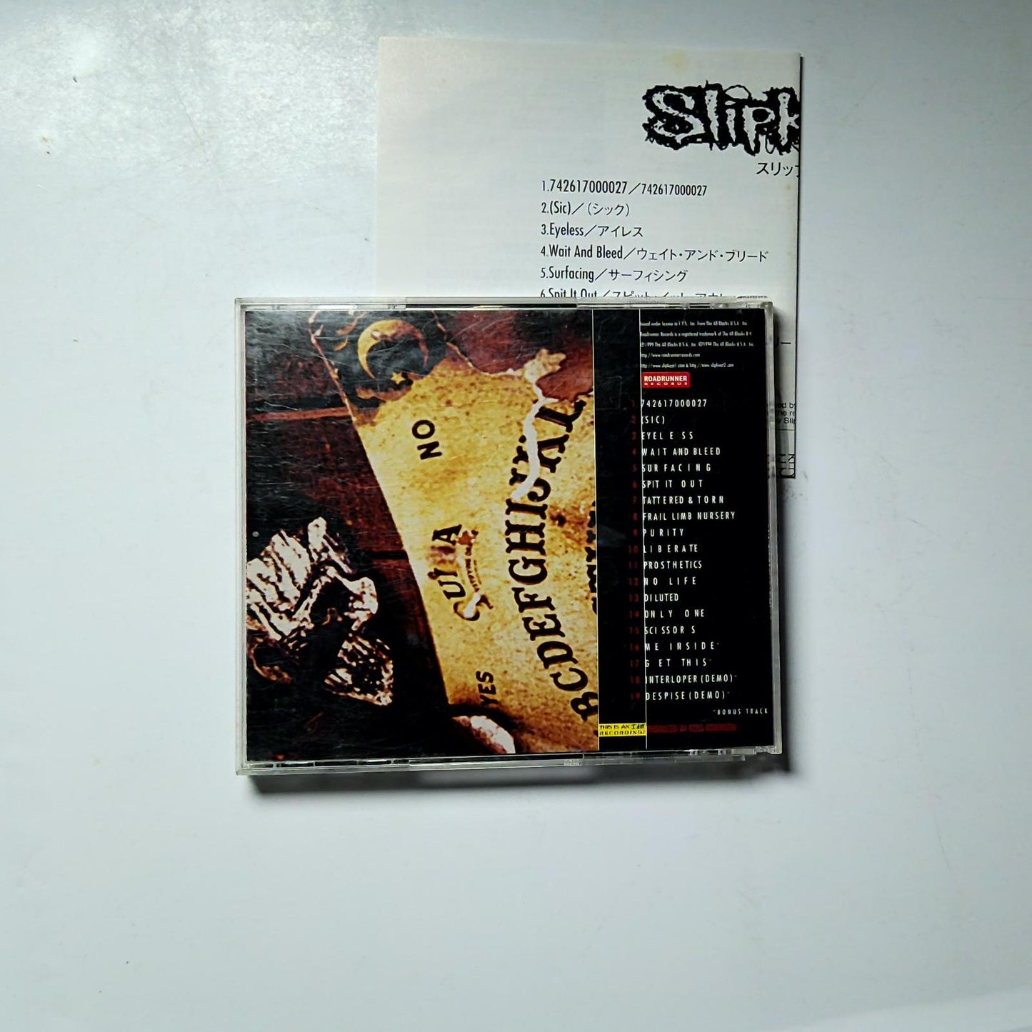 Slipknot – Slipknot (CD, 1999) Japan Bonus Track RRCY-1104