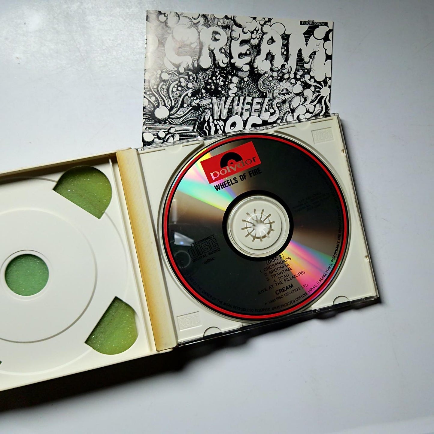 Cream – Wheels Of Fire  (CD, 1996) Japan POCP-9067/8
