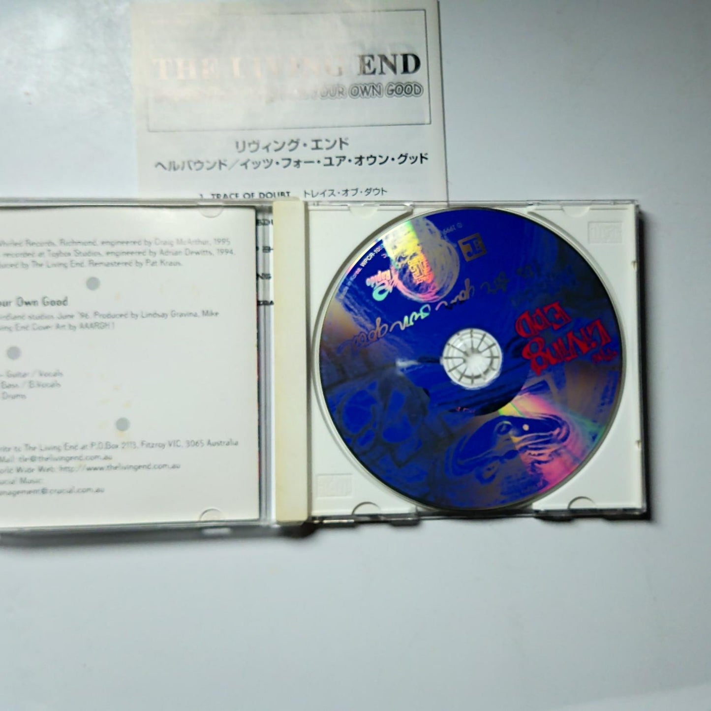 The Living End – Hellbound / It's For Your Own Good (CD, 1999) Japan WPCR-10503