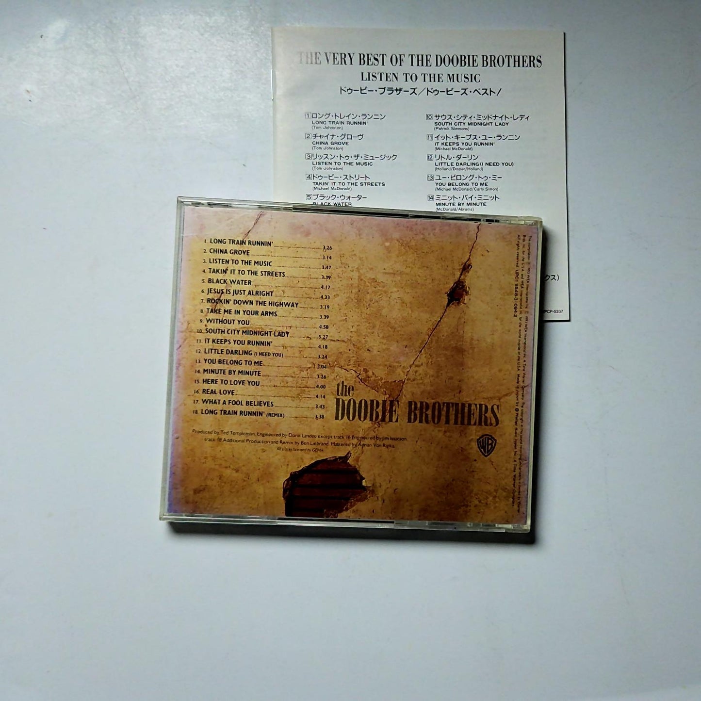 Listen To The Music: The Very Best Of The Doobie Brothers (CD 1993) Japan