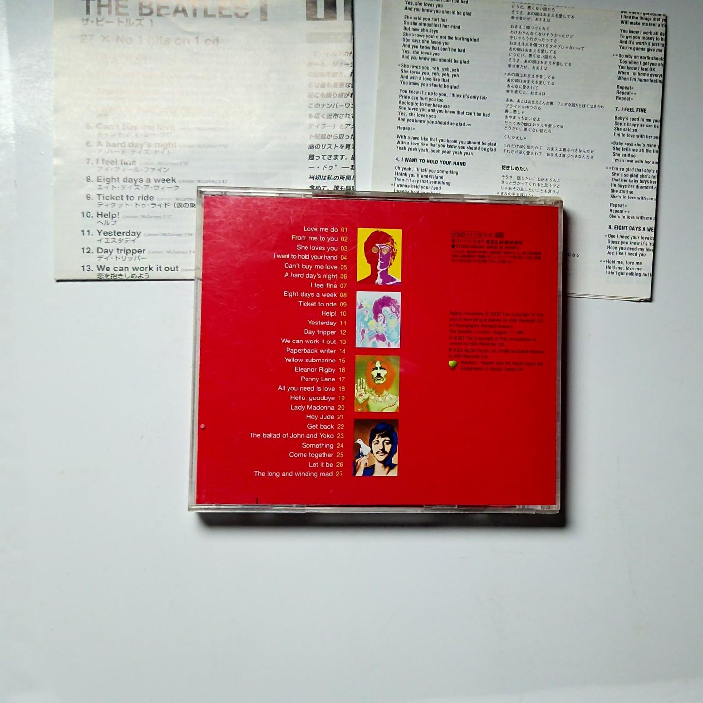 The Beatles – 1 (CD, 2000) Japan TOCP-65600