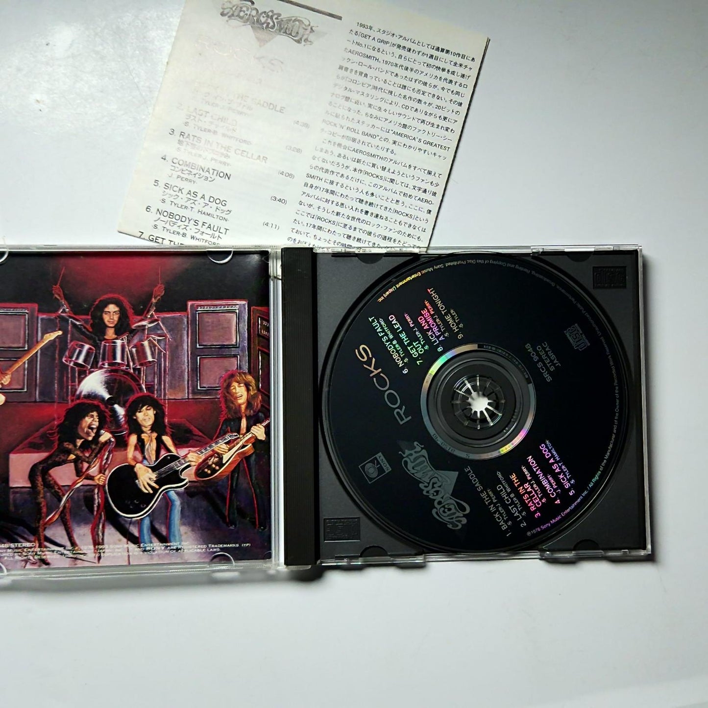 Aerosmith – Rocks (CD, 1996) Japan SRCS 9048