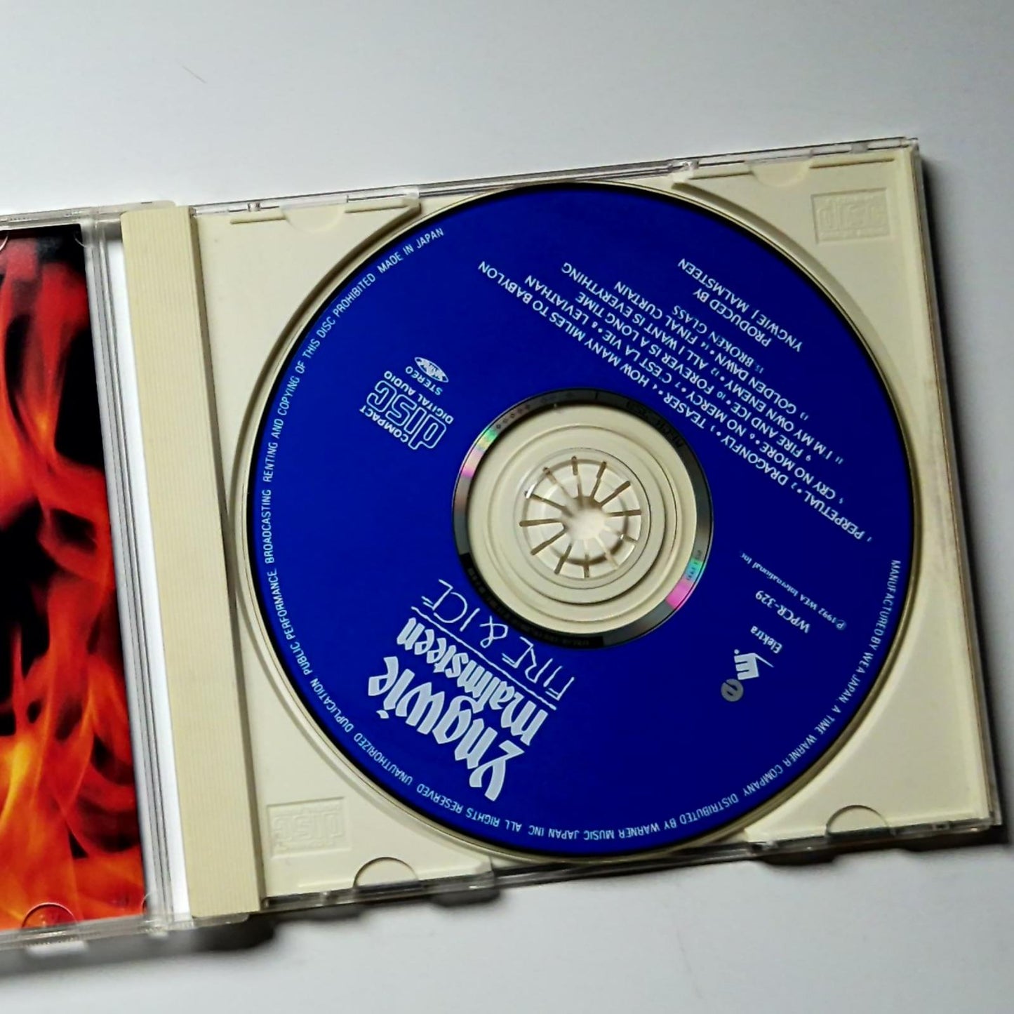 Yngwie Malmsteen – Fire & Ice (CD, 1995) Japan WPCR-329