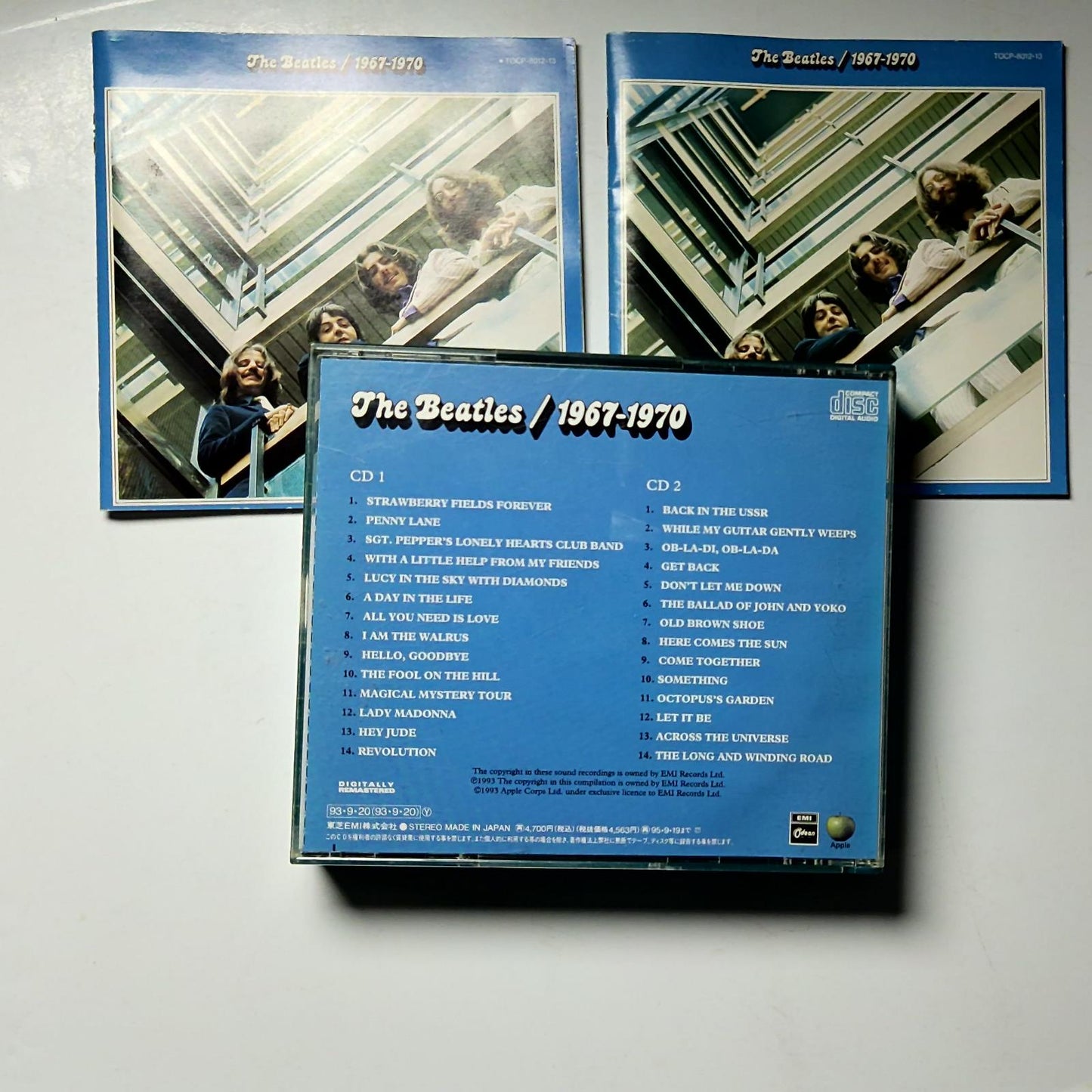 The Beatles – 1967-1970 (CD, 1993) Japan TOCP-8012-13