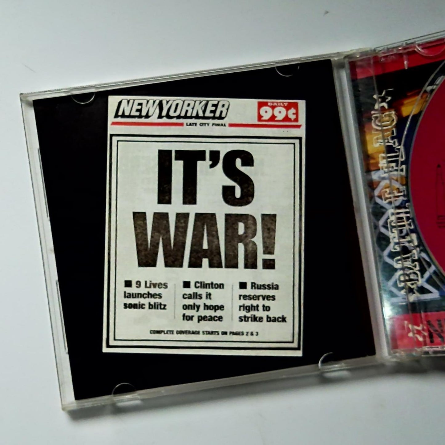 Nine Lives  – Battle Flag (CD, 2002) Japan POP-001