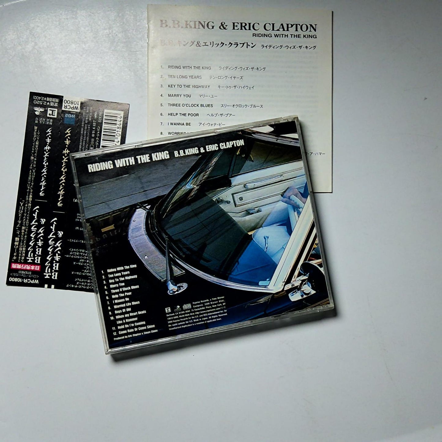 B.B. King, Eric Clapton – Riding With The King (CD, 2000) Japan obi WPCR-10800