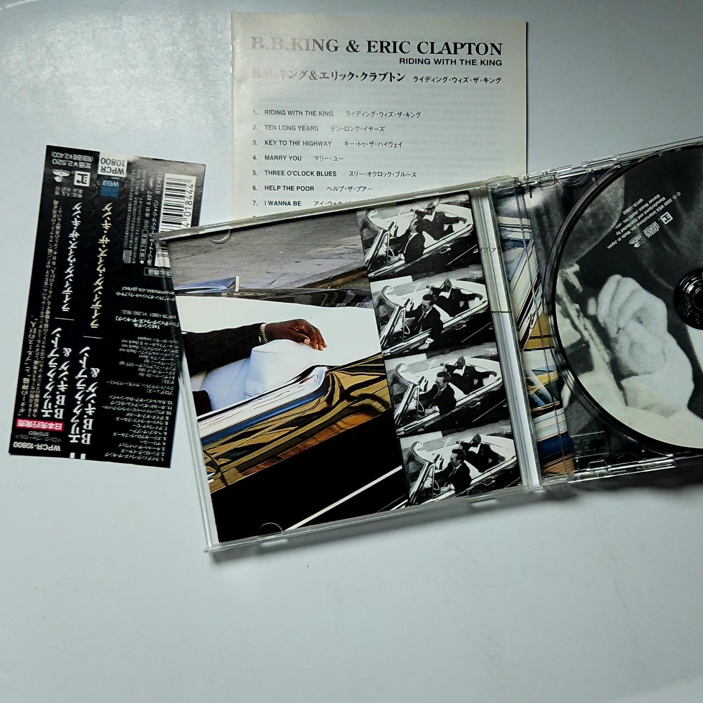 B.B. King, Eric Clapton – Riding With The King (CD, 2000) Japan obi WPCR-10800