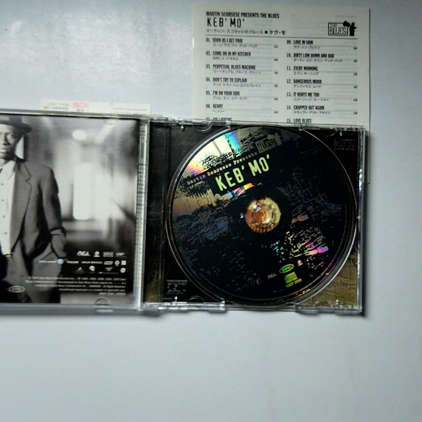 Keb' Mo' – Martin Scorsese Presents The Blues (CD, 2004) Japan obi MHCP 2059