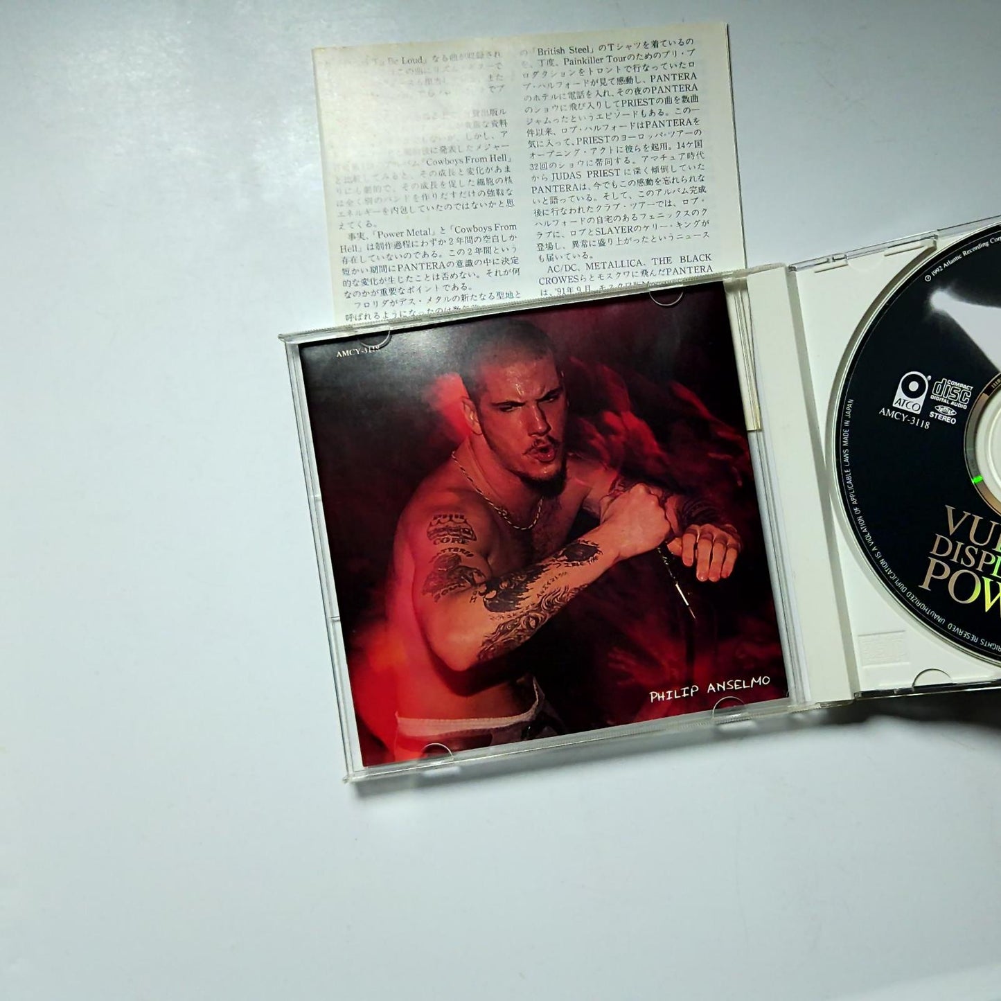 Pantera – Vulgar Display Of Power (CD, 1997) Japan AMCY-3118
